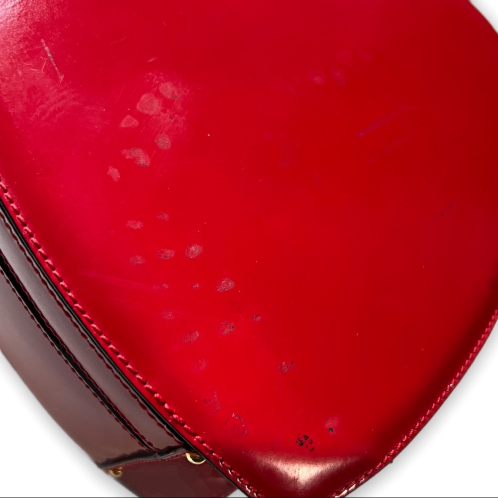 SOLD Moschino Vintage Red Heart Bag The Nanny Fran Fine Rare - Picture 9 of 15